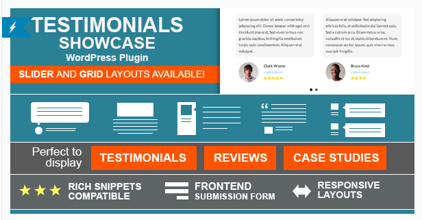 Testimonials Showcase plugin