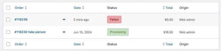 Failed Orders: Understanding and Troubleshooting