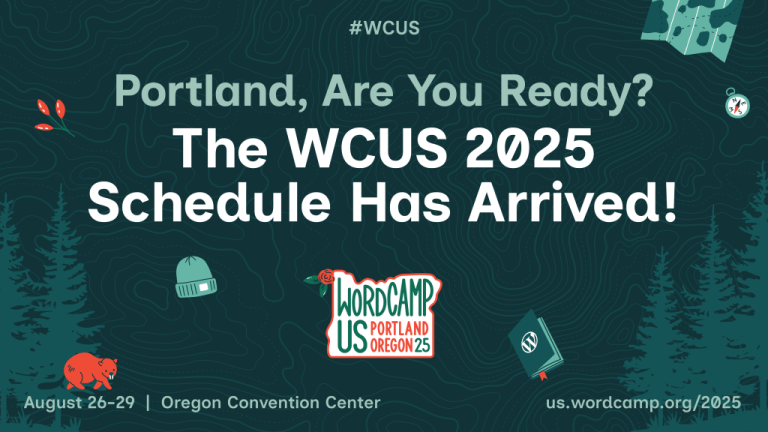 Portland, Get Ready: The WCUS 2025 Schedule is Here!